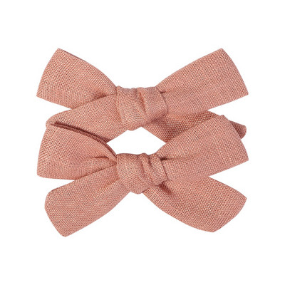 2 kom/lot Nova lanena pamučna mašna za kosu Dječje kopče za kosu za djevojčice Mašna za kosu Ukosnice Jednobojne dječje ukosnice za kosu Ukosnice