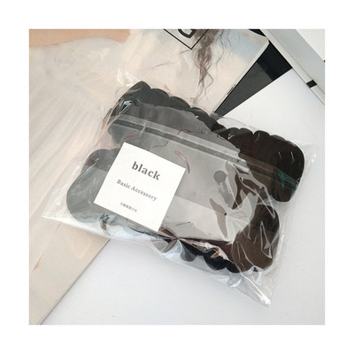 50 komada Elastični dodaci za kosu za žene, djecu, crna, ružičasta, plava gumica, držač za rep, guma za gumice za kosu, gumice, gumica za kosu