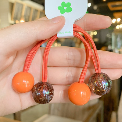 Mados mergaičių elastinės plaukų juostelės Akrilo Gyvūnų lankelis Žvaigždė apvali širdis Meška Tvirta guminė kaklaraištis virvelė Žiedas plaukų aksesuarai moterims