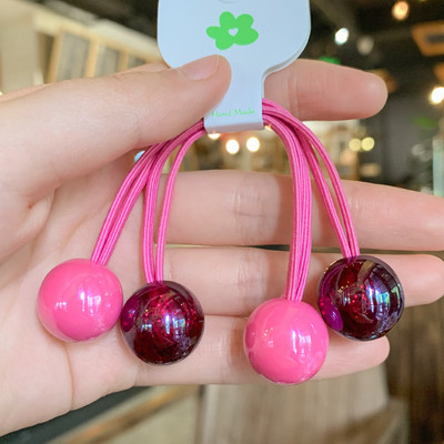 Mados mergaičių elastinės plaukų juostelės Akrilo Gyvūnų lankelis Žvaigždė apvali širdis Meška Tvirta guminė kaklaraištis virvelė Žiedas plaukų aksesuarai moterims