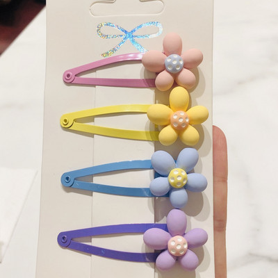 4 kom/set Jednorog My Little Horse Dječja ukosnica Dodaci za kosu Pokrivala za glavu za djevojčice Metalna ukosnica u obliku srca Ukosnica za kosu od smole za poklon