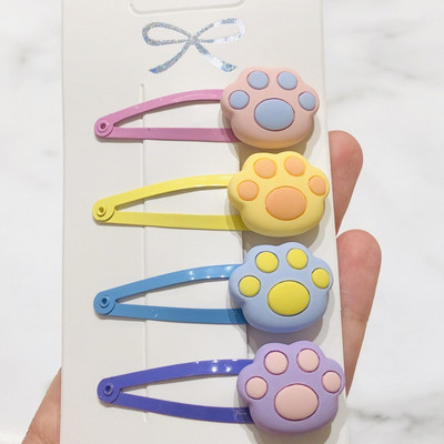 4 kom/set Jednorog My Little Horse Dječja ukosnica Dodaci za kosu Pokrivala za glavu za djevojčice Metalna ukosnica u obliku srca Ukosnica za kosu od smole za poklon