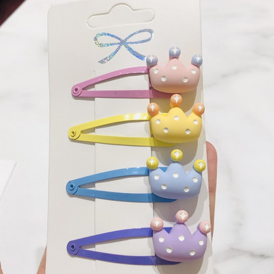 4 kom/set Jednorog My Little Horse Dječja ukosnica Dodaci za kosu Pokrivala za glavu za djevojčice Metalna ukosnica u obliku srca Ukosnica za kosu od smole za poklon