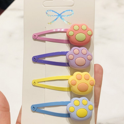 4 kom/set Jednorog My Little Horse Dječja ukosnica Dodaci za kosu Pokrivala za glavu za djevojčice Metalna ukosnica u obliku srca Ukosnica za kosu od smole za poklon