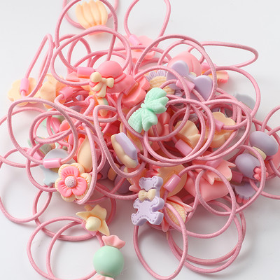 20 komada slatki prsten od životinjske dlake gumice za kosu iz crtića gumice za kosu gumice za djevojčice Korejski dječji dodaci za kosu