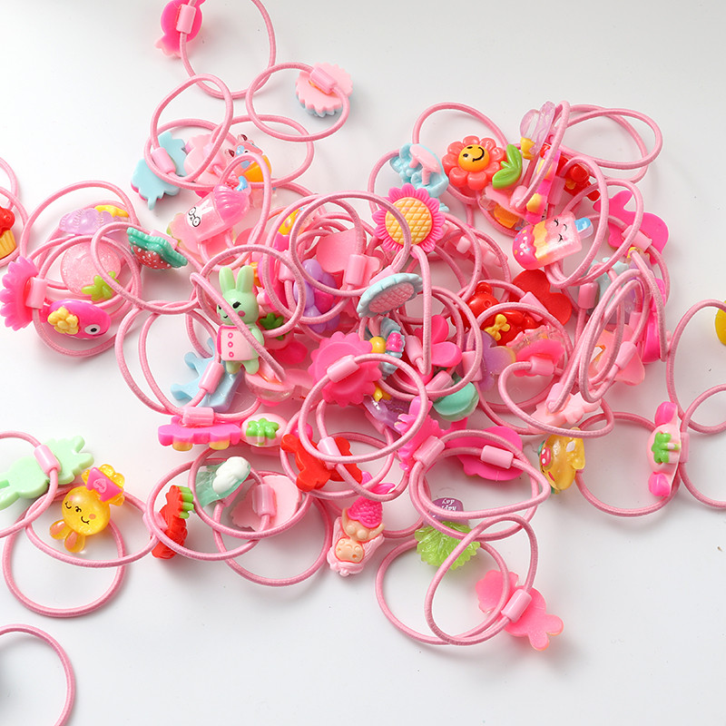 20 komada slatki prsten od životinjske dlake gumice za kosu iz crtića gumice za kosu gumice za djevojčice Korejski dječji dodaci za kosu