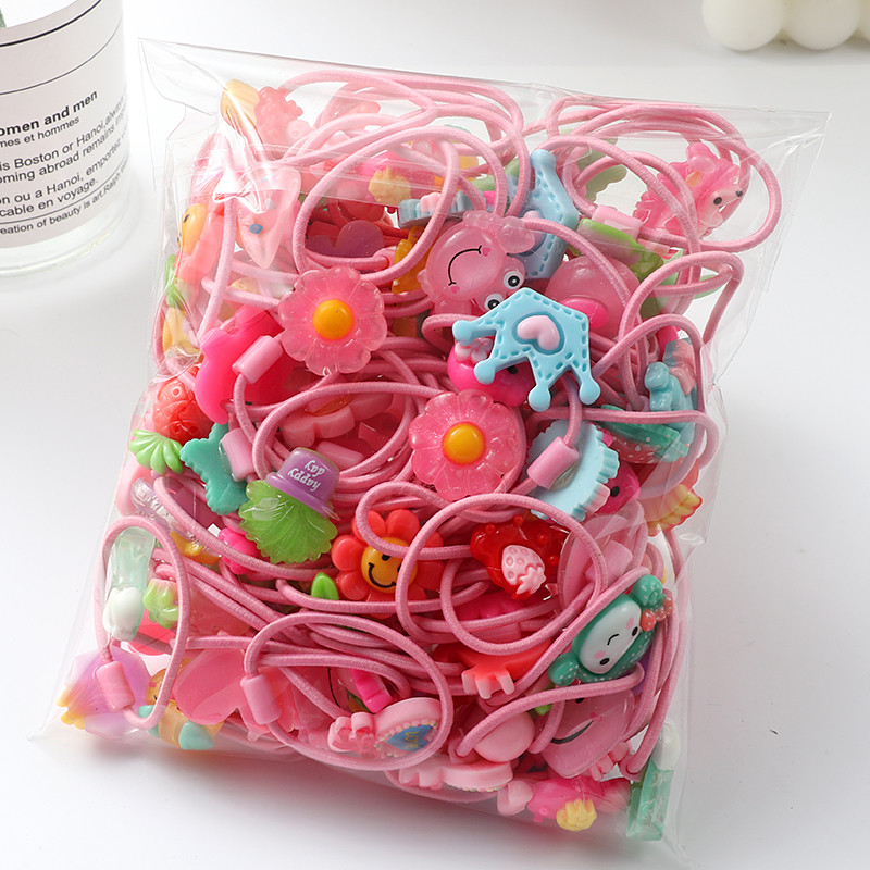 20 komada slatki prsten od životinjske dlake gumice za kosu iz crtića gumice za kosu gumice za djevojčice Korejski dječji dodaci za kosu