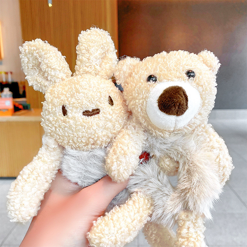 Nove žene, djevojke, slatki plišani medvjed, zec, gumica, gumica za kosu u repu, ukrasite elastične trake za kosu, traka za kosu, modni dodaci za kosu