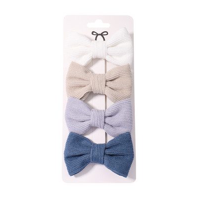 4vnt./Rinkinys Pavasaris Naujas Saldus kietas velveto spalvos lankelio plaukų segtukas, skirtas vaikams, mergaitėms, plaukų segtukai, galvos apdangalai, plaukų priedai