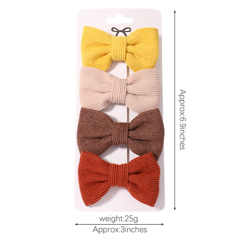 4vnt./Rinkinys Pavasaris Naujas Saldus kietas velveto spalvos lankelio plaukų segtukas, skirtas vaikams, mergaitėms, plaukų segtukai, galvos apdangalai, plaukų priedai