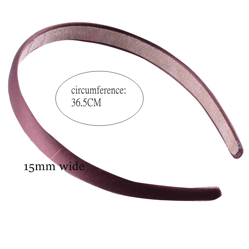 5 kom/lot Traka za glavu presvučena satenom Za djevojčice Trake za kosu Ženska smolasta traka za kosu Dodaci Glava