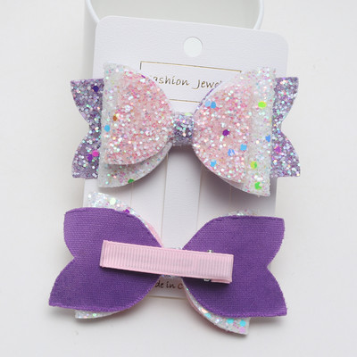 2 vnt mergaičių žėrintys plaukų segtukai, blizgantys tamsoje, vaikiški plaukų segtukai, blizgantys plaukų segtukai, vaikiški lankeliai, madingi aksesuarai