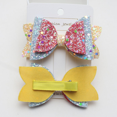 2 vnt mergaičių žėrintys plaukų segtukai, blizgantys tamsoje, vaikiški plaukų segtukai, blizgantys plaukų segtukai, vaikiški lankeliai, madingi aksesuarai