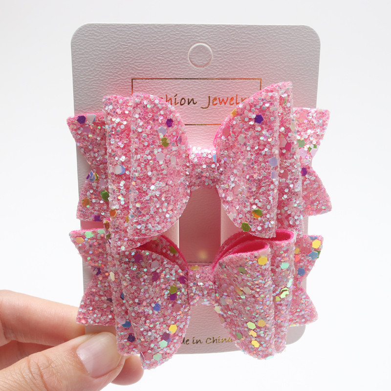 2 vnt mergaičių žėrintys plaukų segtukai, blizgantys tamsoje, vaikiški plaukų segtukai, blizgantys plaukų segtukai, vaikiški lankeliai, madingi aksesuarai