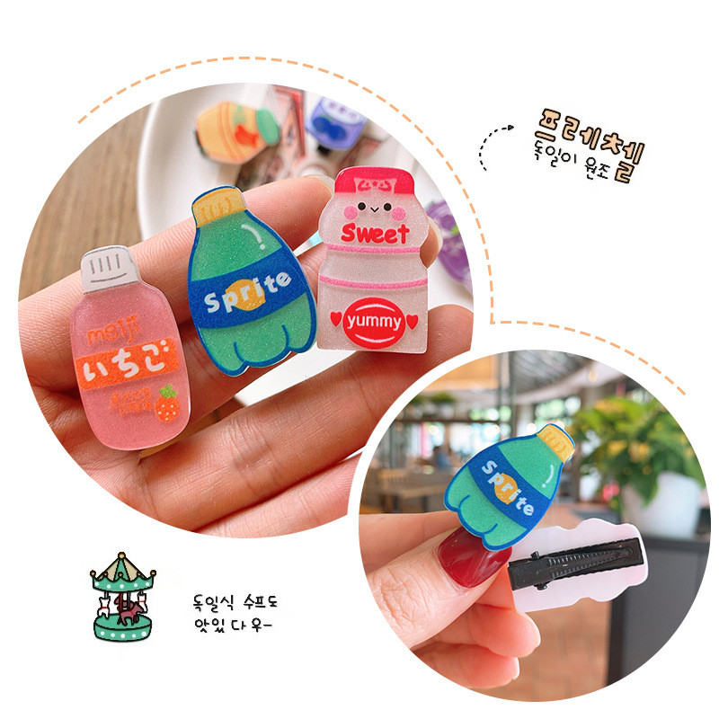 10vnt Animaciniai plaukų segtukai Moteriški Mergaitei Vaikai Mini Mieli Plaukų segtukai Smeigtukai Duckbill Clips Plaukų aksesuarai Galvos apdangalų rinkinys