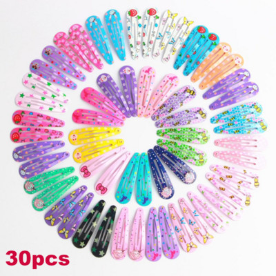 20/30/40/Pcs veleprodajna kopča Candy Color Dripping Koreja Slatka crtana djevojka Ukras za glavu Kosa za kosu Dodaci za kosu za žene Ukosnica