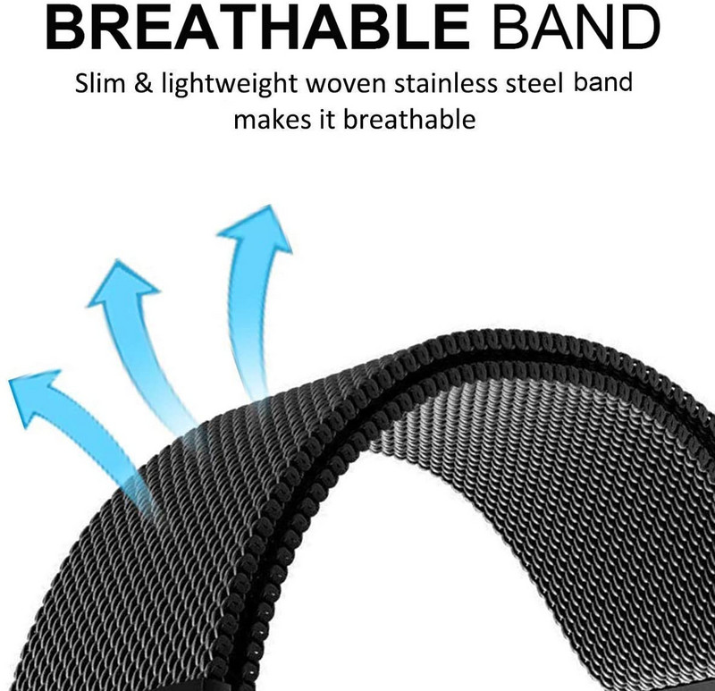 2in1 roostevabast terasest kellarihm + metallist ümbris Xiaomi Mi Watch Lite / Redmi Watch 2 Lite käevõru magnetilise kellarihma kaitseraua jaoks