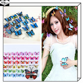 Modna simulacija ukosnice s leptirom 3D kopča za kosu s leptirom Dječja ukosnica za vjenčanje s ukosnicama s leptirom Dijelovi haljine Dodaci za kosu