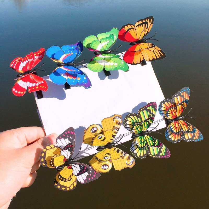 Modna simulacija ukosnice s leptirom 3D kopča za kosu s leptirom Dječja ukosnica za vjenčanje s ukosnicama s leptirom Dijelovi haljine Dodaci za kosu