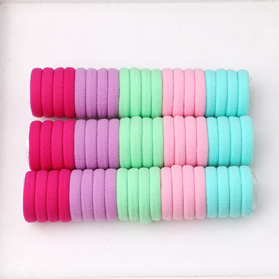 50 kom/lot Dječje uže za kosu Dodaci Škatle Elastične trake za kosu Dekoracije za djevojčice Gumica za kosu 3 cm