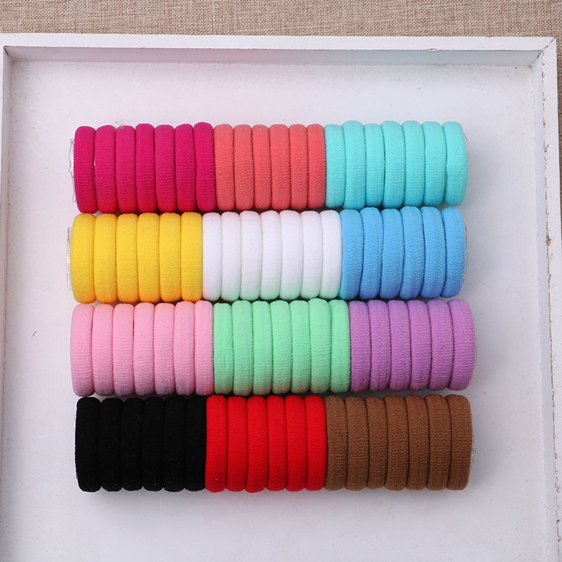 50 kom/lot Dječje uže za kosu Dodaci Škatle Elastične trake za kosu Dekoracije za djevojčice Gumica za kosu 3 cm