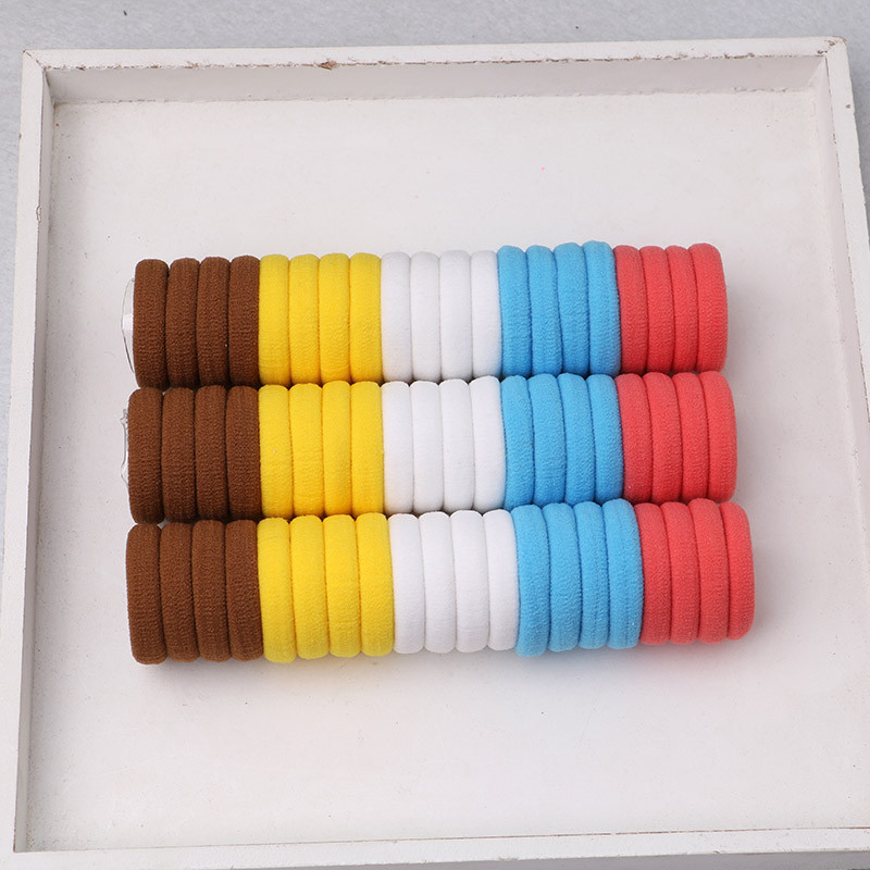 50 kom/lot Dječje uže za kosu Dodaci Škatle Elastične trake za kosu Dekoracije za djevojčice Gumica za kosu 3 cm