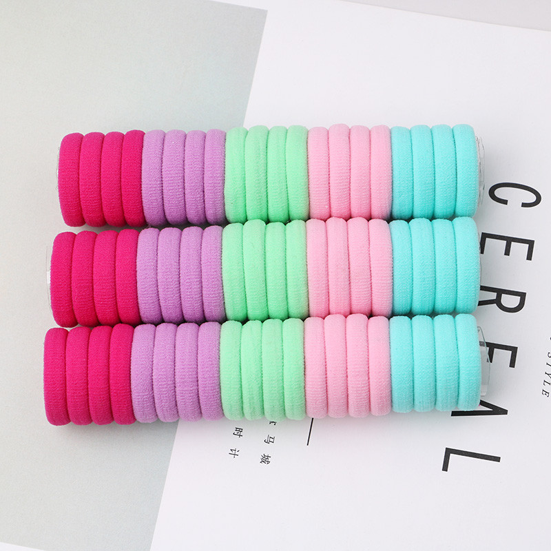 50 kom/lot Dječje uže za kosu Dodaci Škatle Elastične trake za kosu Dekoracije za djevojčice Gumica za kosu 3 cm
