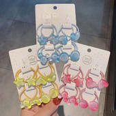 8 komada slatkih gumica za kosu za djevojčice Gumica za konjski rep Držač gumenih pokrivala za glavu gumica za kosu za djevojčice Korejska djeca Dodaci za kosu Traka za kosu