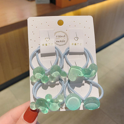 8 komada slatkih gumica za kosu za djevojčice Gumica za konjski rep Držač gumenih pokrivala za glavu gumica za kosu za djevojčice Korejska djeca Dodaci za kosu Traka za kosu