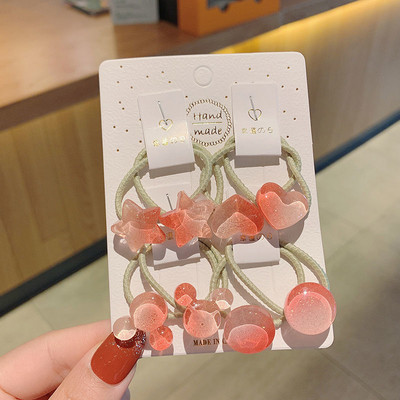 8 komada slatkih gumica za kosu za djevojčice Gumica za konjski rep Držač gumenih pokrivala za glavu gumica za kosu za djevojčice Korejska djeca Dodaci za kosu Traka za kosu