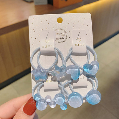 8 komada slatkih gumica za kosu za djevojčice Gumica za konjski rep Držač gumenih pokrivala za glavu gumica za kosu za djevojčice Korejska djeca Dodaci za kosu Traka za kosu