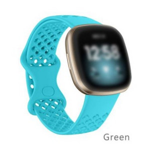 Sportska silikonska narukvica Prozračni remen za Fitbit Versa 3 / Fitbit Sense Watch Band Zamjenski remen za Fitbit narukvicu