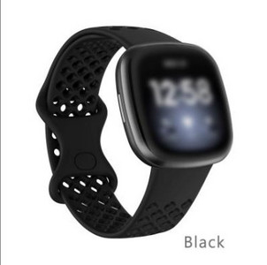 Sportska silikonska narukvica Prozračni remen za Fitbit Versa 3 / Fitbit Sense Watch Band Zamjenski remen za Fitbit narukvicu