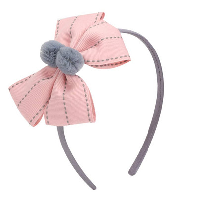 Jednobojna vrpca Traka za kosu Dvoslojna mašna Slatka traka za kosu Ručno izrađena butik obruč za kosu Dječji rođendanski poklon Dječji dodaci za kosu