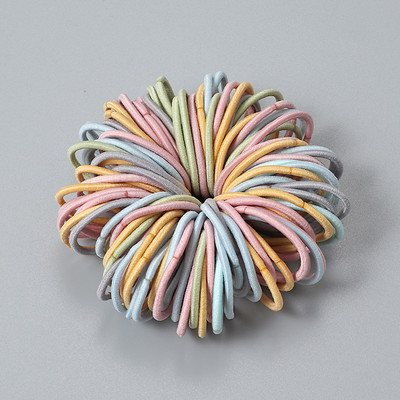 Novi 100 kom/lot Dodaci za kosu Djevojčica, elastična gumica gumene boje, Traka za kosu, beba, gumica, dodaci za kosu