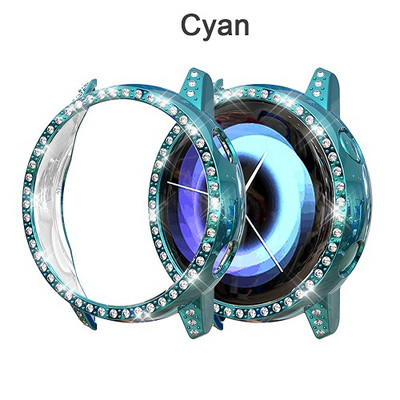 Crystal Screen Protector Case Cover Pokrivanje okvira Otporan na udarce za Samsung Galaxy Watch Active SM-R500 Smart Watches Case