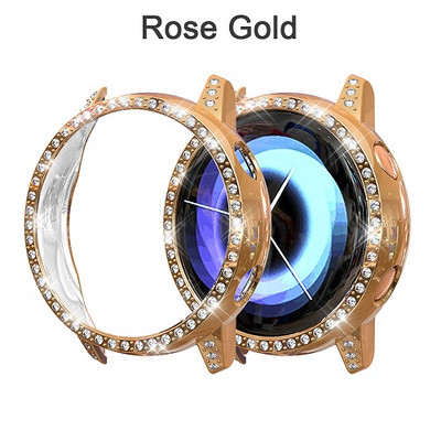 Crystal Screen Protector Case Cover Pokrivanje okvira Otporan na udarce za Samsung Galaxy Watch Active SM-R500 Smart Watches Case