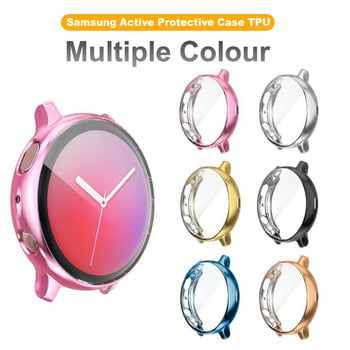 Каишка за Samsung Galaxy Watch 5/4 44mm 40mm Classic 42/46mm Case Гривна Active 2 40mm Protector Case Метална каишка за часовник