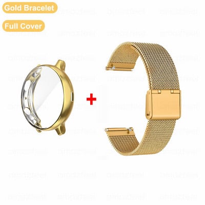 Szíj Samsung Galaxy Watch 5/4 44mm 40mm klasszikus 42/46mm tokos karkötő Active 2 40mm védőtok fém óraszíj