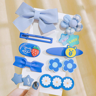 [Komplet od 10 dijelova] Dječja ukosnica, dječja djevojčica, slatka princeza, kopča za šiške, ljeto ne boli kosu, BB slomljena ukosnica