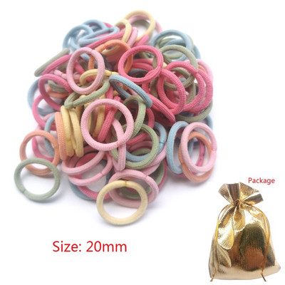 200 kom/lot Male gumice za kosu bez metala Mini gumice za kosu gume za malu djecu Tanke fine vezice držač za konjski rep