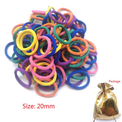 200 kom/lot Male gumice za kosu bez metala Mini gumice za kosu gume za malu djecu Tanke fine vezice držač za konjski rep