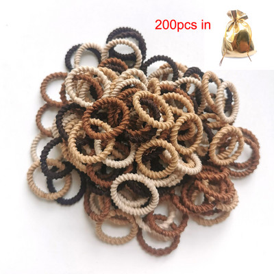 200 kom/lot Male gumice za kosu bez metala Mini gumice za kosu gume za malu djecu Tanke fine vezice držač za konjski rep