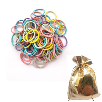 200 kom/lot Male gumice za kosu bez metala Mini gumice za kosu gume za malu djecu Tanke fine vezice držač za konjski rep