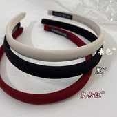 Retro crvena tanka mreža za kosu s obručem crvena 2022. nova traka za glavu za pranje lica ženska prikladna francuska pokrivala za glavu za izlete