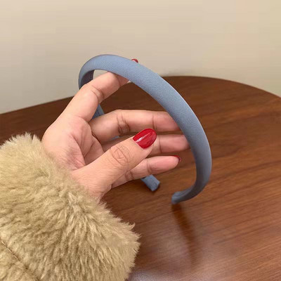 Retro crvena tanka mreža za kosu s obručem crvena 2022. nova traka za glavu za pranje lica ženska prikladna francuska pokrivala za glavu za izlete