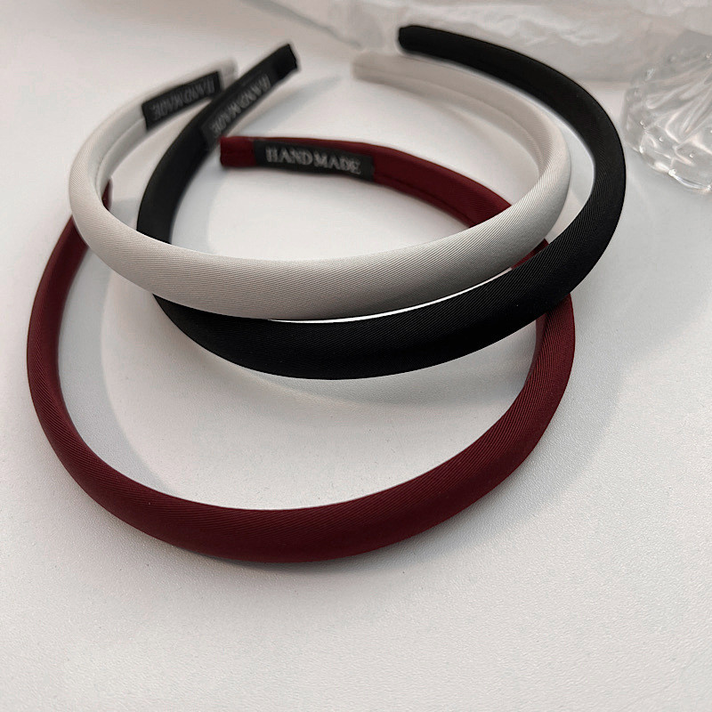 Retro crvena tanka mreža za kosu s obručem crvena 2022. nova traka za glavu za pranje lica ženska prikladna francuska pokrivala za glavu za izlete