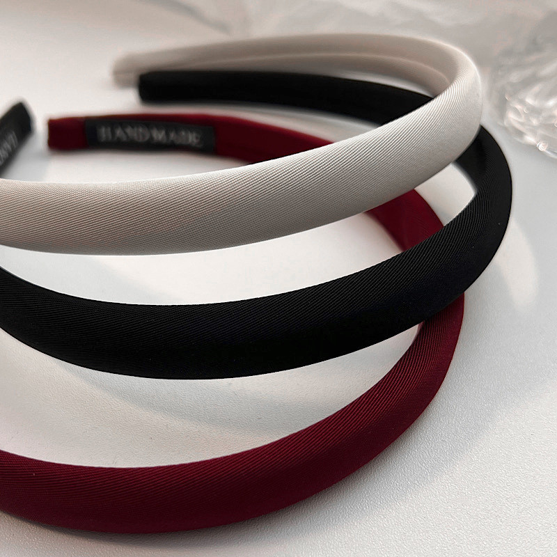 Retro crvena tanka mreža za kosu s obručem crvena 2022. nova traka za glavu za pranje lica ženska prikladna francuska pokrivala za glavu za izlete