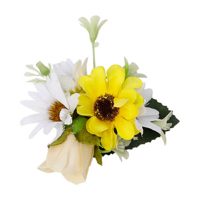 ncmama Νέα μόδα τεχνητά λουλούδια κλιπ μαλλιών για παιδικά κορίτσια Γαμήλια πάρτι Χειροποίητα αξεσουάρ μαλλιών