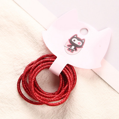 12 culori 50 buc/lot 3 cm benzi de cauciuc pentru copii Accesorii pentru păr Comerț cu ridicata Noua modă, culori bomboane, elastice pentru păr pentru fete și copii